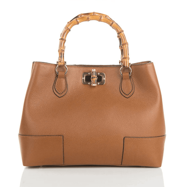 LOLO Leather Bamboo Handbag