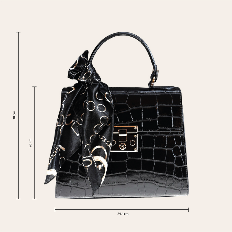 Firenze Croco Real Leather Bag