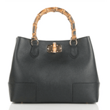 LOLO Leather Bamboo Handbag