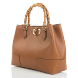 LOLO Leather Bamboo Handbag