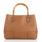 LOLO Leather Bamboo Handbag