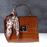 Firenze Croco Real Leather Bag